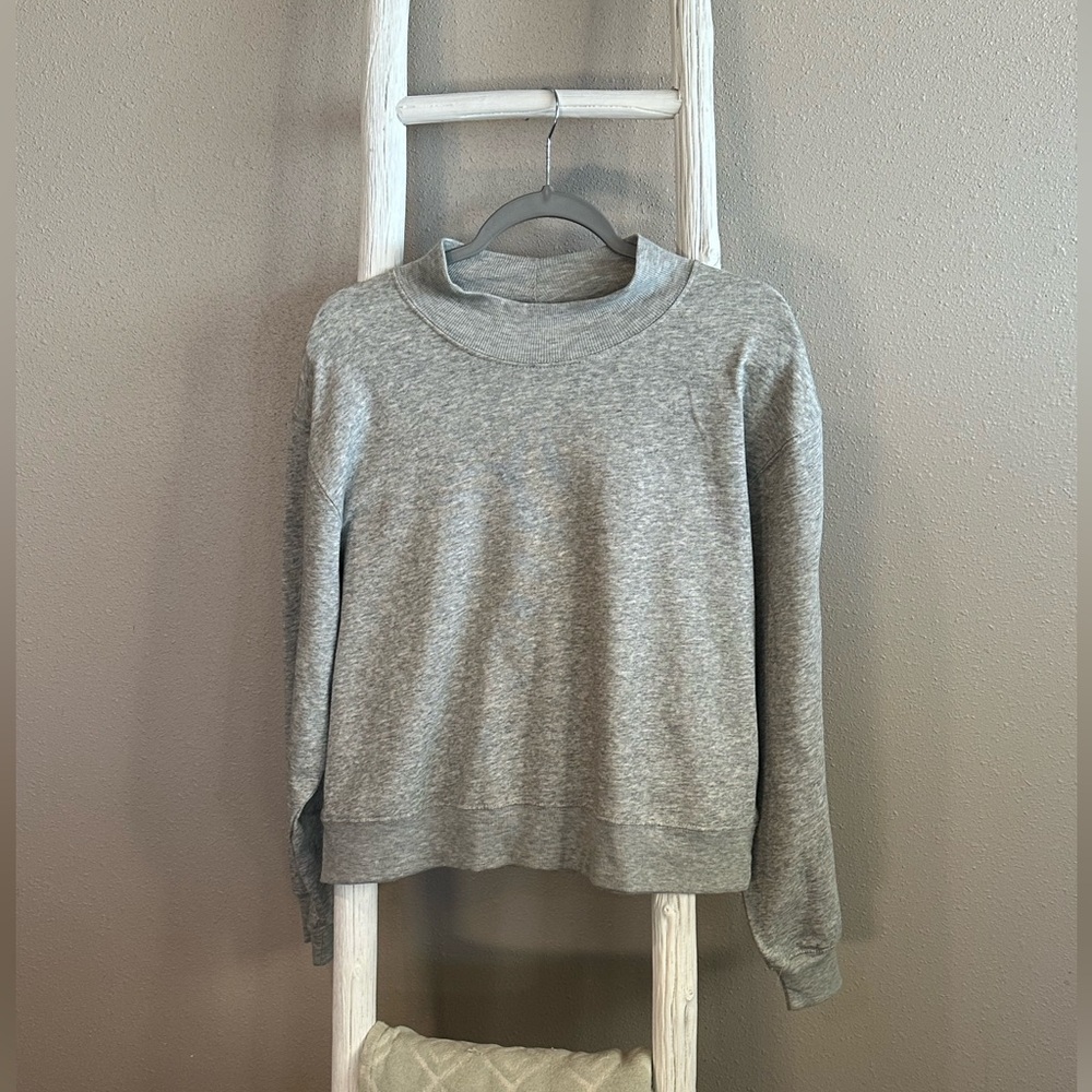 Ten Sixty Sherman Mock Neck Crop Sweatshirt
